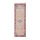 Vintage Turkish Oushak Handmade Wool Cotton Beige Runner Rug  98x284