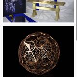 Hanging laiton brass Etch Tom Dixon