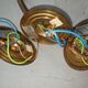 Trio of wall lamps Christopher Wray applies articulated lamp shell