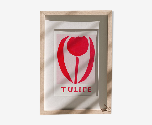 Illustration, Tulipe