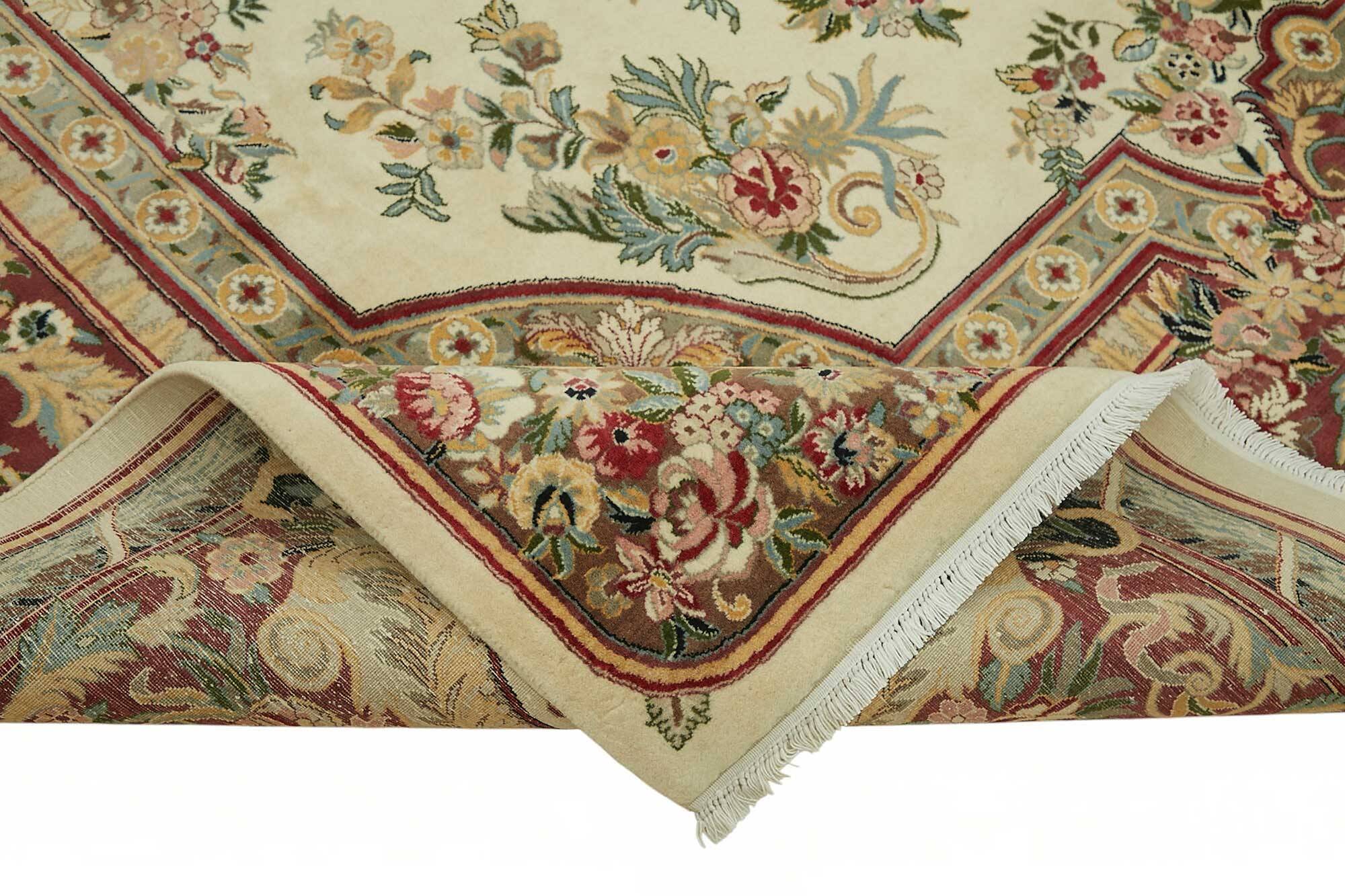 Turkish Handknotted Wool Oushak Rug 274 cm x 368 cm