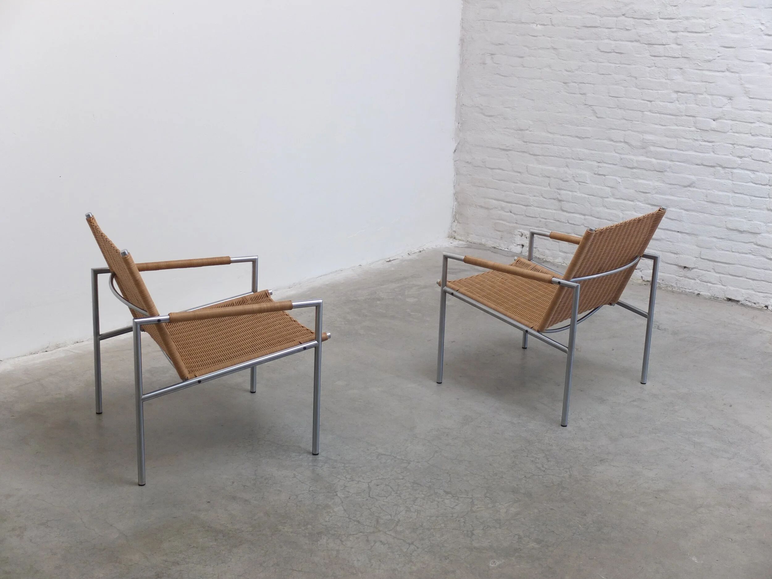Pair of 'SZ01' lounge chairs by Martin Visser for 't Spectrum, 1960