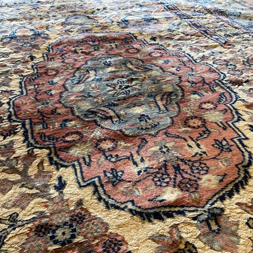 Tapis Fait Main Pakistan - Laine 190x124 Cm - Occasion - Style Persan