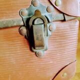 Vintage brown suitcase