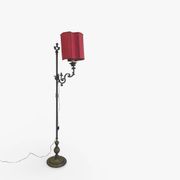 antique Art Nouveau floor lamp