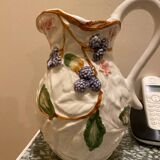 Large vintage earthenware jug