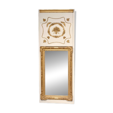 Magique : trumeau vers 1900. Superbe dorure, allure royale.
