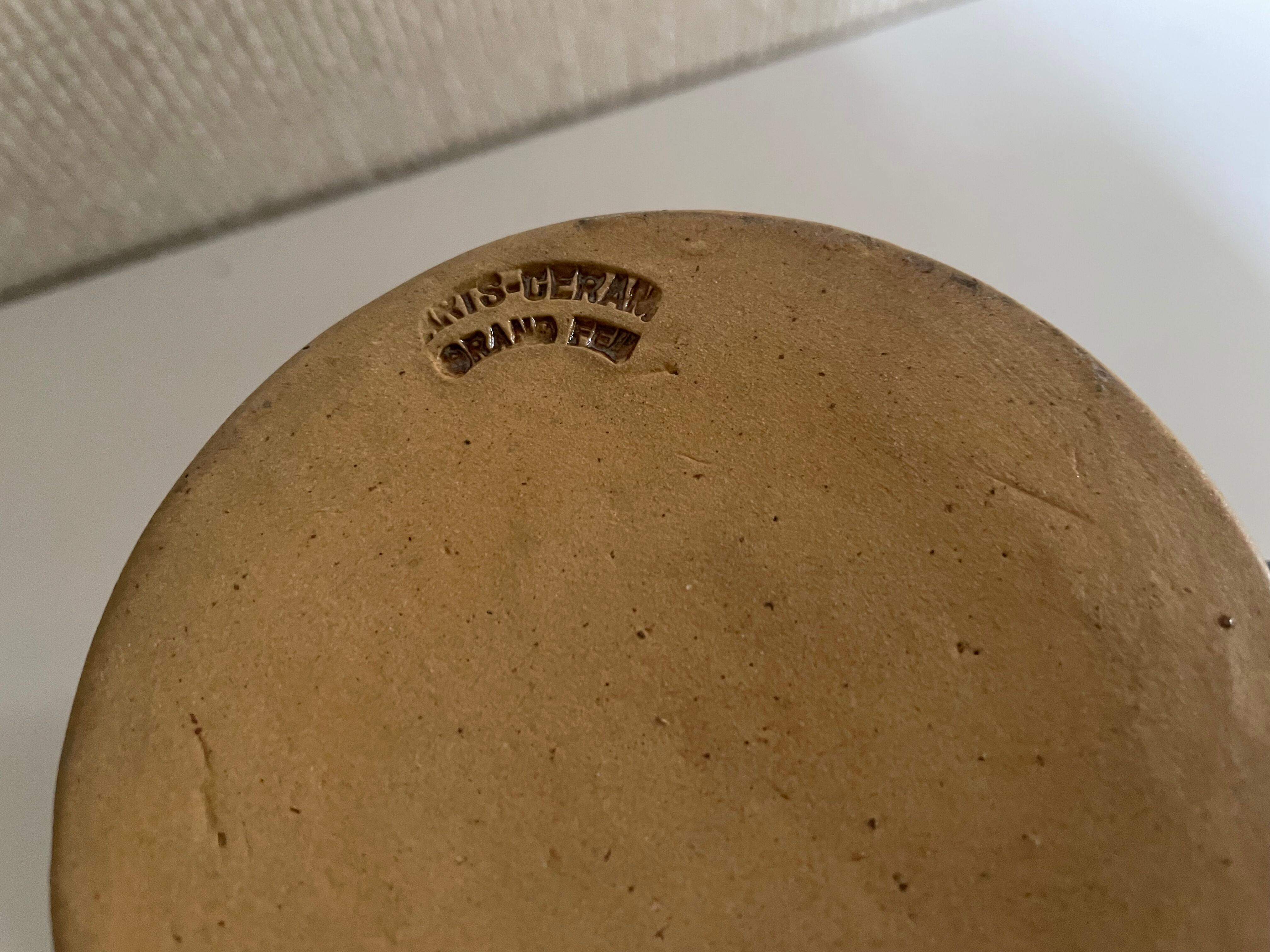 Sandstone mug "art ceram grand feu"