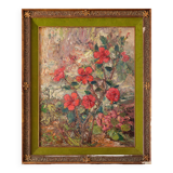 <hibiscus rosa-sinensis>,carlo aimetti (bisuschio, 1901-1980)