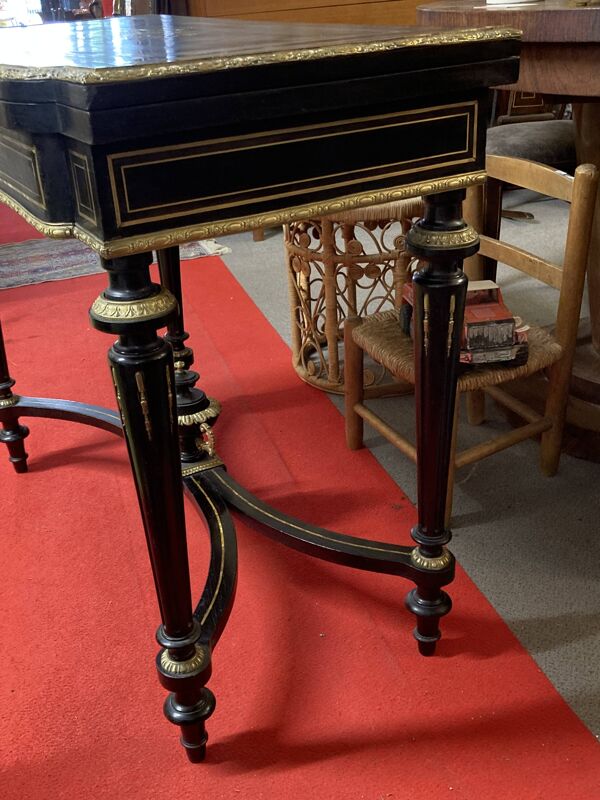 Console de jeu pliante d'époque Napoléon III