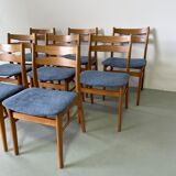 Ensemble de chaises vintage danoises