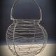 Basket braided metal salad