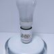 XL egg lamp white speckled glass design 70s H.37 cm