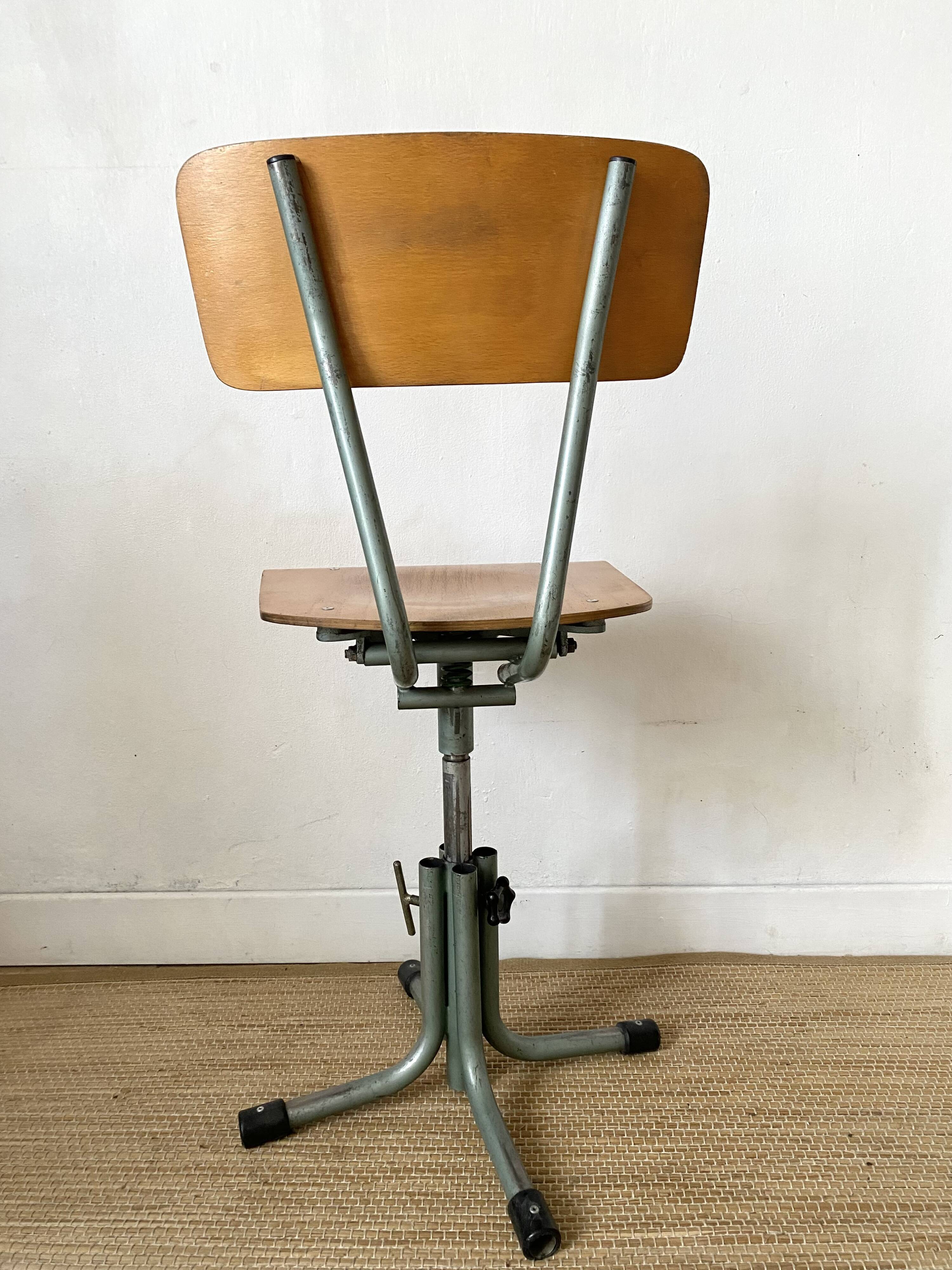 Industrial vintage workshop chair
