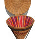 Worker box book Wicker with tripod Bohemian cover