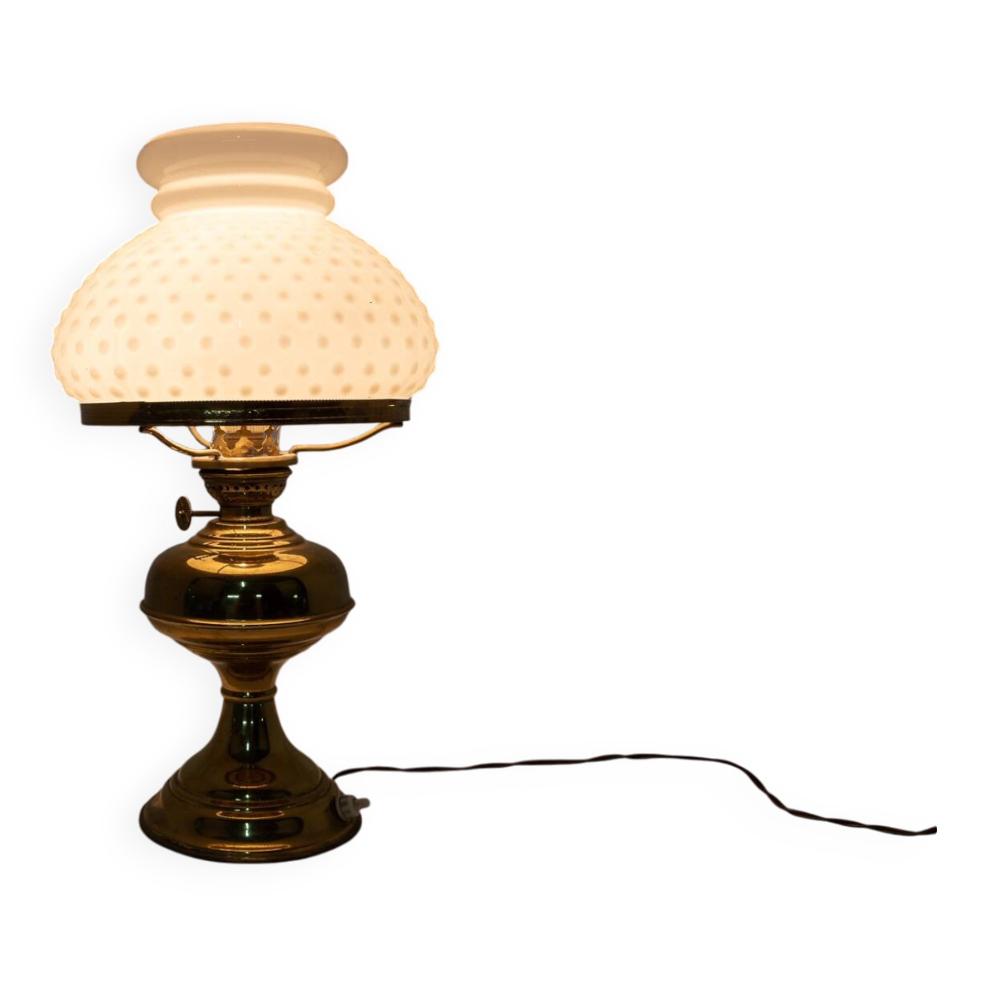 Mid-Century brass table lamp, 1950’s