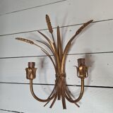 Sconces to ears of wheat and golden foliage