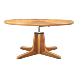 System oval table in walnut