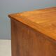 Commode Empire en noyer avec incrustations en laiton