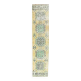 Tapis floral turc vintage noué à la main des années 1970 80x354