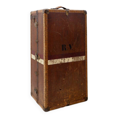 Malle armoire ancienne ''Malle de voyage'', vers 1930