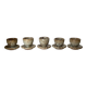 5 Gustave Tiffoche egg cups