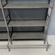 Industrial Iron Library Wall Shelving Cabinet