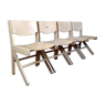 Set de 4 chaises Baumann modèle Koka