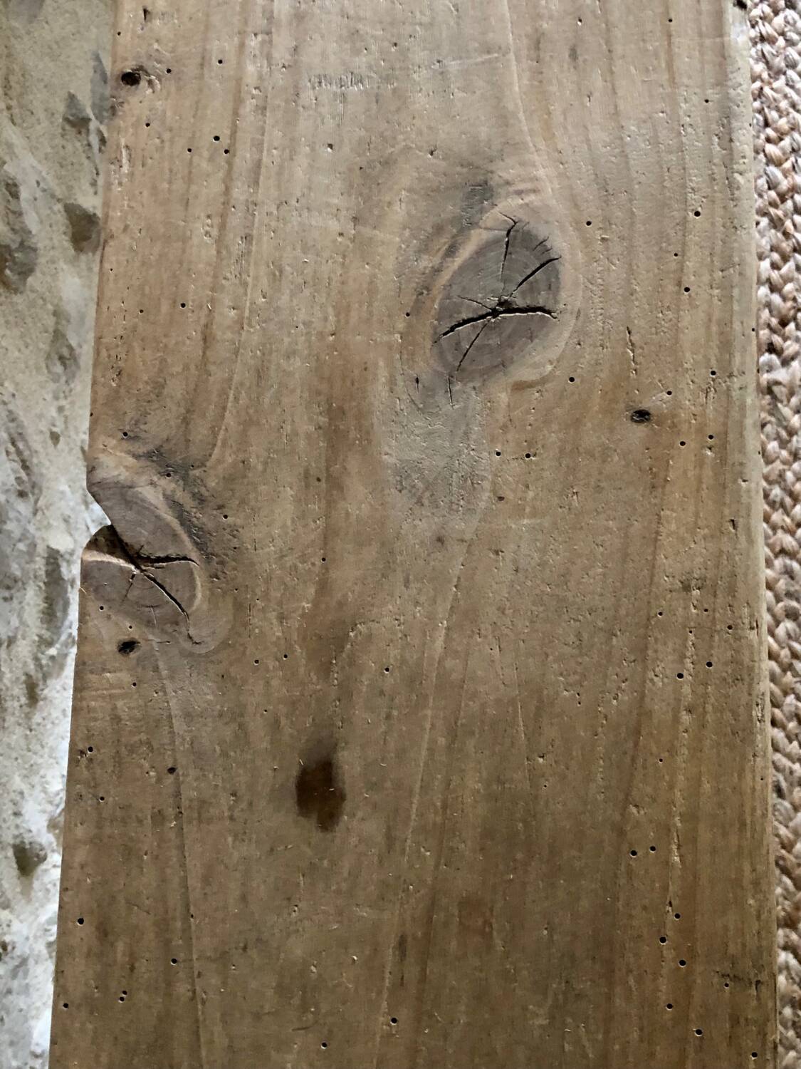 Large farmhouse bench