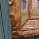 Antique beveled mirror