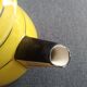 Théière jaune noir, style art déco, vintage