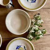 Set of 5 vintage serving dishes from the Flamingo series by Stavangerflint