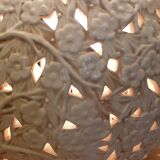 Openwork ceramic lamp