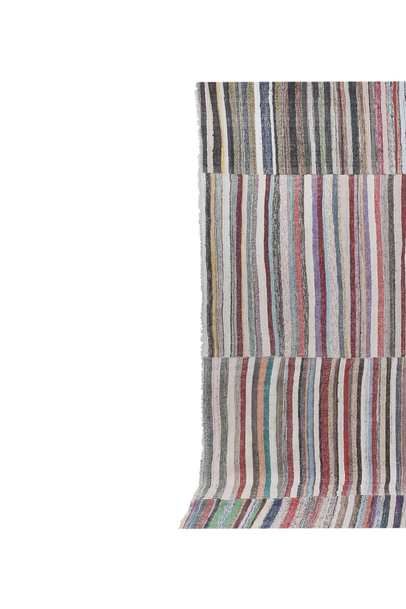 Vintage Turkish kilim, handwoven, 398x401 cm.