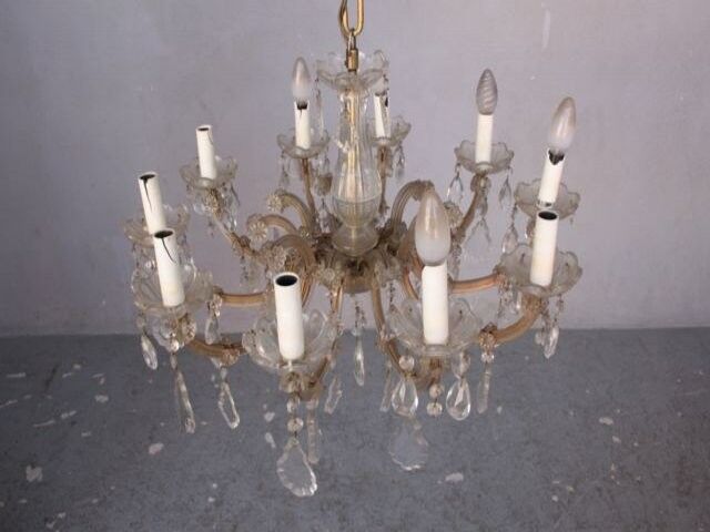 lustre à pampilles  1960