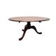 Antique English Oval Mahogany Coffee Table, late 1800s