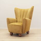 Mustard armchair, Scandinavian design, production: Denmark