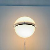 Mid-century Italian space age spherical wall light by Guzzini.