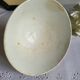 Old Bowl in Earthenware with Flower Decoration Marked underneath M