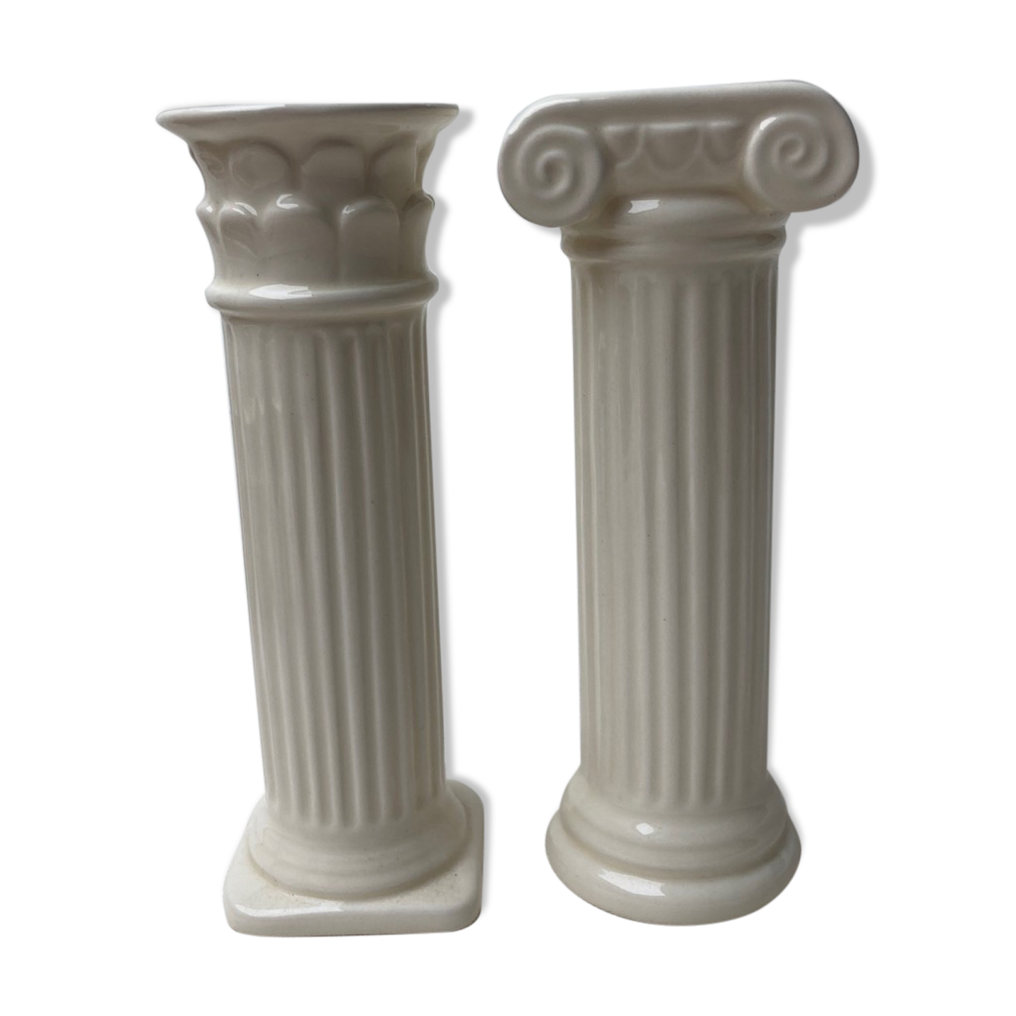 Roman column salt shaker and pepper shaker