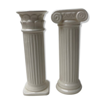 Roman column salt shaker and pepper shaker