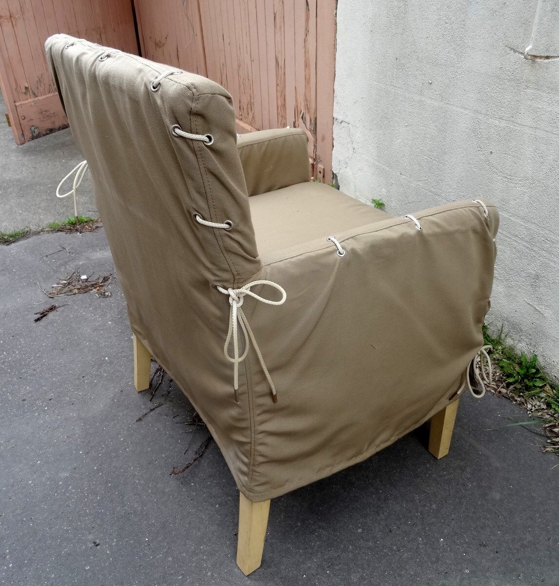 Andre Putman for Bally low armchair