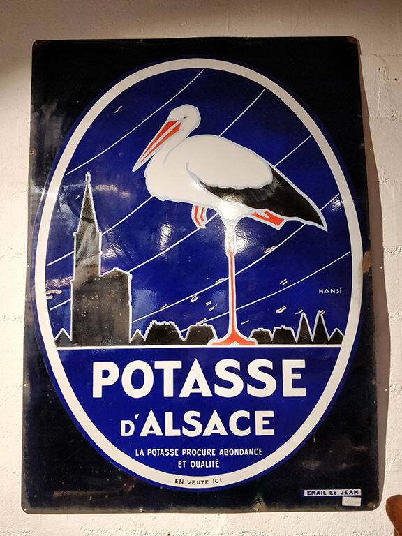 Plaque émaillée Potasse d’Alsace