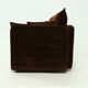 Rare 1970s brown velvet multifunctional modular sofa