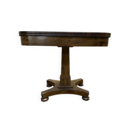 Table à jeux style Anglais - Restauration en noyer