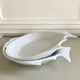 Embossed ceramic fish dishes