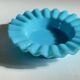 CENDRIER Vide-Poche Verre OPALIN Bleu