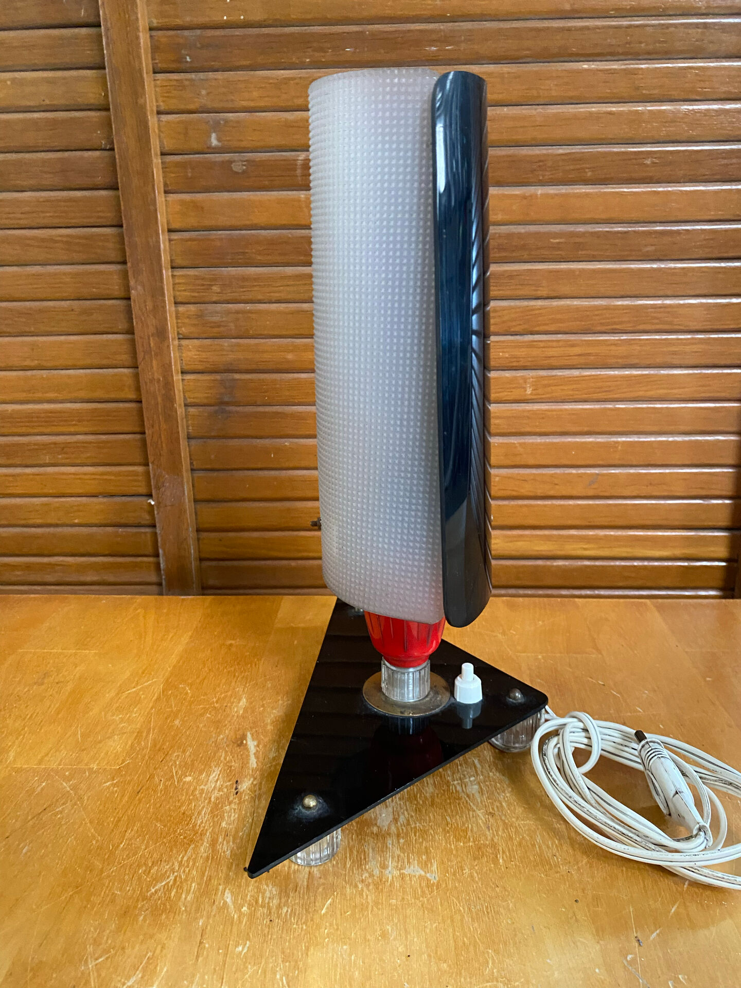 Rockabilly bedside lamp 50s design vintage plexiglass tripod