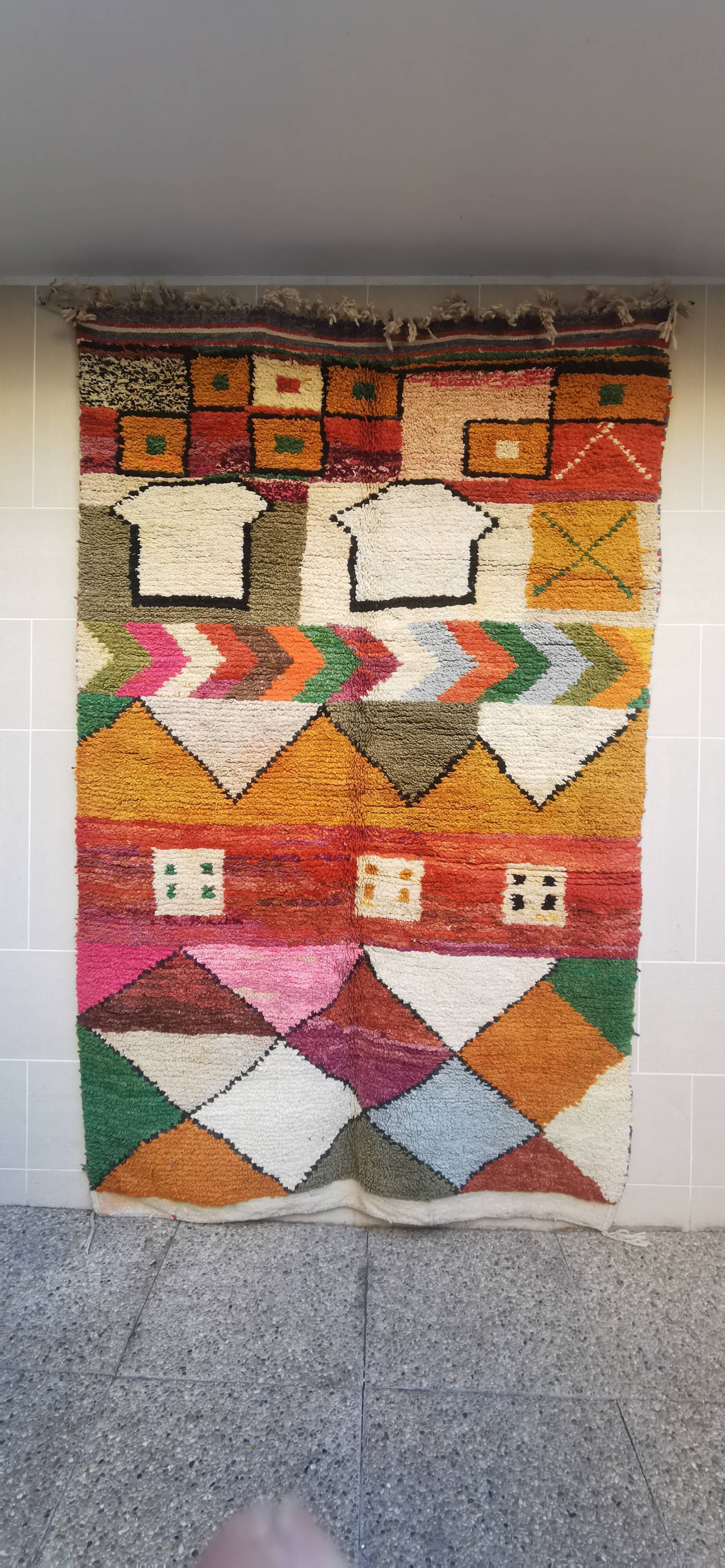 Berber carpet boujaad 152/243