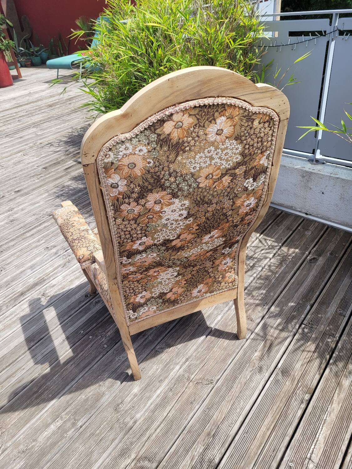 Antique Voltaire armchair